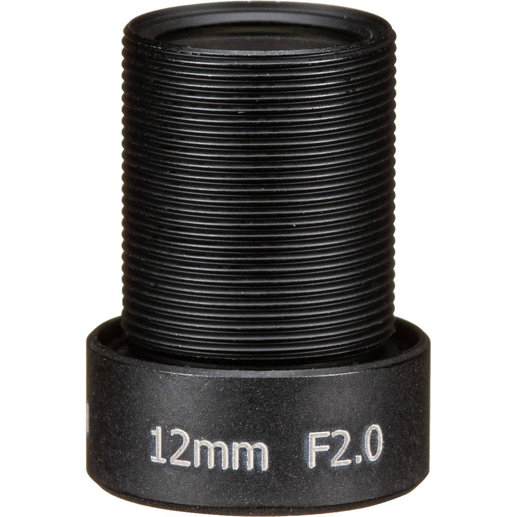 Proton PCI-LENS-120-20 12mm F/2.0 M12 4K S-Mount Lens