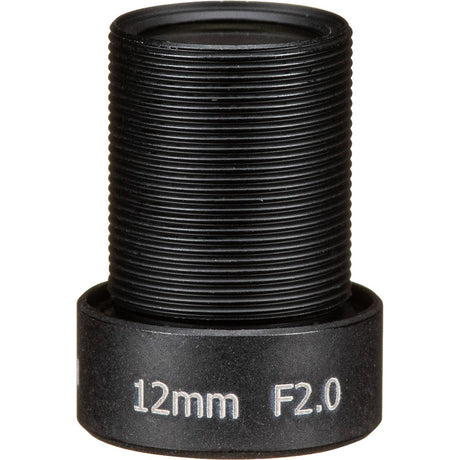 Proton PCI-LENS-120-20 12mm F/2.0 M12 4K S-Mount Lens