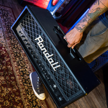 Randall RD100H 100W 3-channel tube amplifier head with 12AX7 6L6 tubes XLR speaker emulator and footswitch