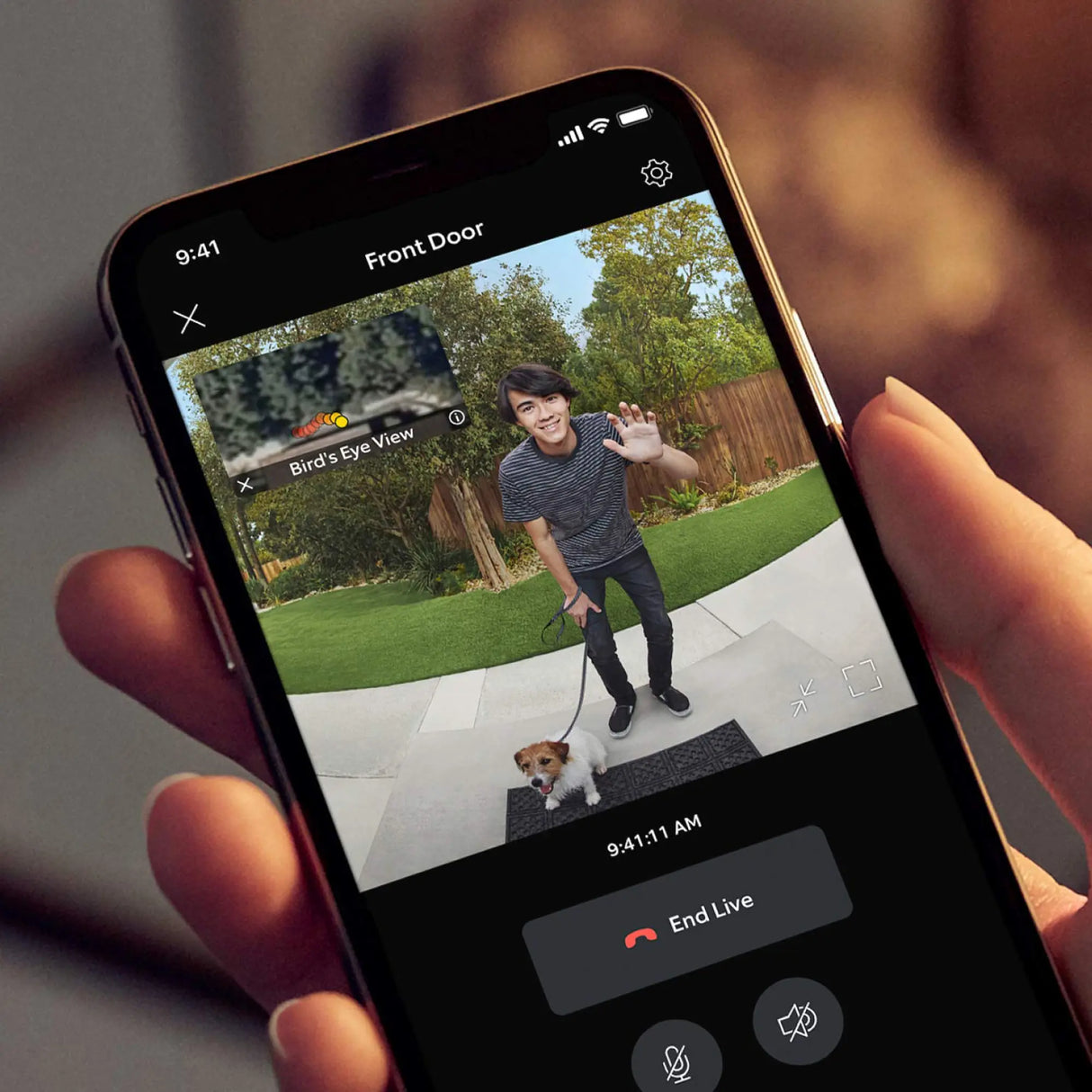 Ring Video Doorbell Pro 2 with 3D Motion Detection, Satin Nickel