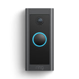 Ring Video Doorbell Wired, 1080p 2-Way Talk, Black