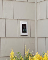 Ring Video Doorbell Elite HD Power Over Ethernet Security Doorbell Camera Nickel with 1080HD video Live View and flush mount