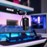 RODE NT-USB Mini Studio-Quality USB Microphone with cardioid pickup USB-C output built-in pop filter and detachable magnetic stand