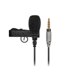 RODE smartLav + Lavalier Microphone for Smartphones with foam pop shield mounting clip and Kevlar reinforced cable