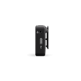 RODE Wireless ME compact wireless microphone system with transmitter, receiver, USB-C charging cables, 3.5mm TRS output cable, 24-bit audio, and 2.4GHz transmission