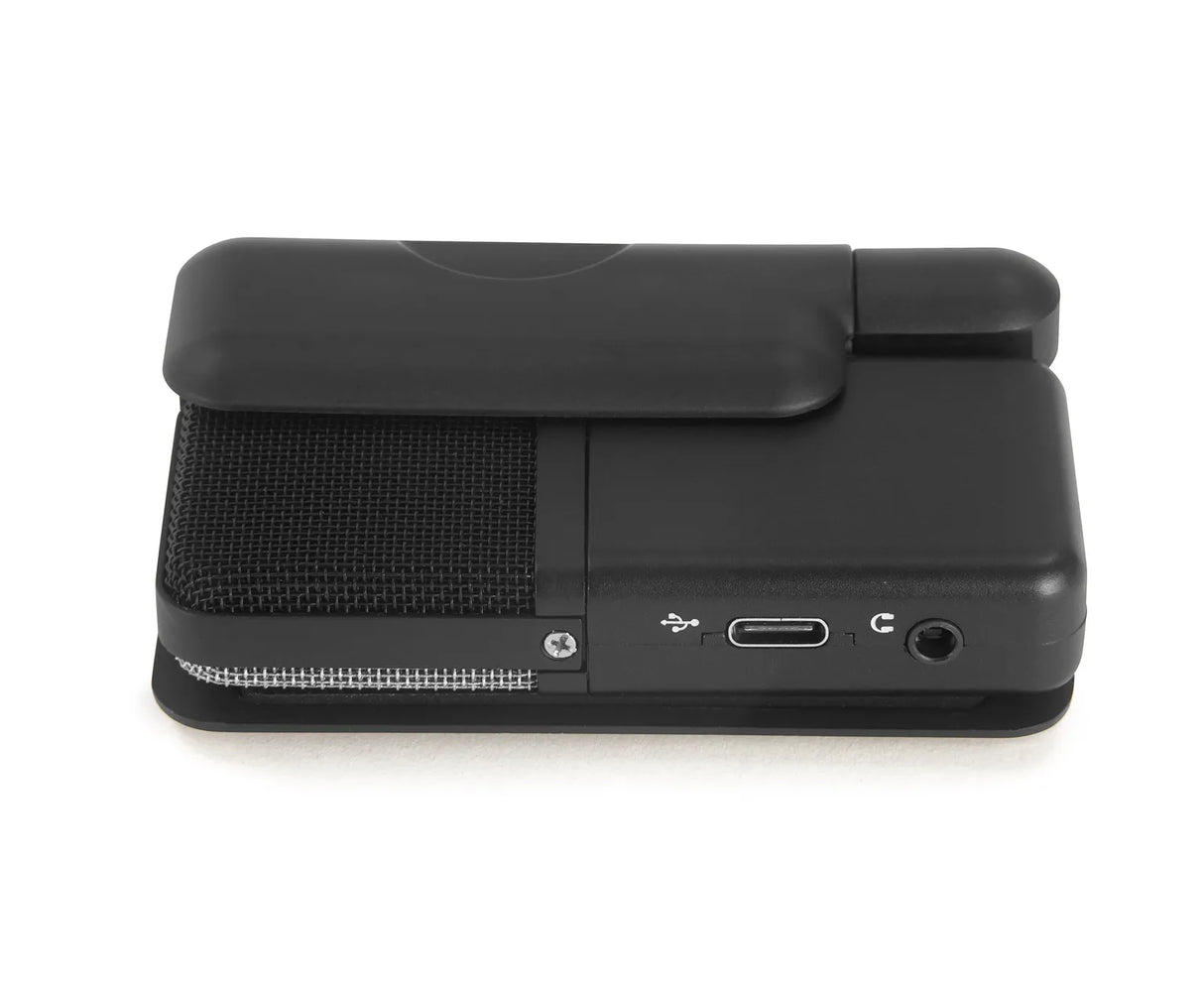 Samson Go Mic Video portable USB condenser microphone with 1080p 30fps HD webcam cardioid omnidirectional pickup and laptop clip