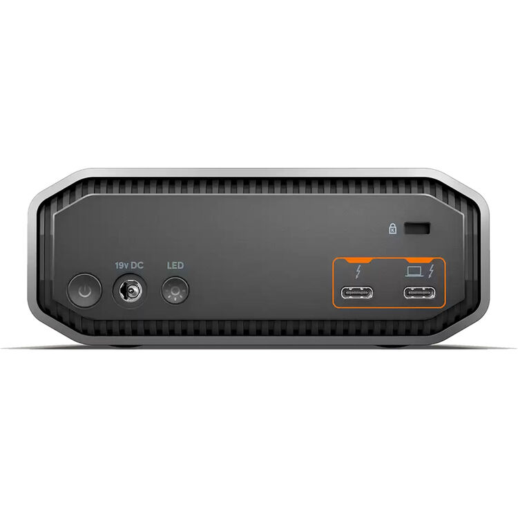 SanDisk Professional G-DRIVE PROJECT 24TB external desktop hard drive with Thunderbolt 3 and PRO-BLADE SSD Mag slot
