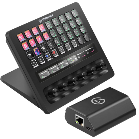 Elgato Stream Deck + XL and Stream Deck Network Dock