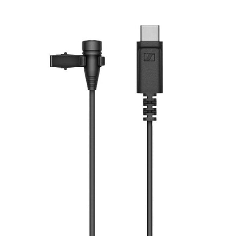 Sennheiser XS Lav USB-C Omnidirectional Lavalier Microphone with USB-C Connector mic clip removable foam windscreen and drawstring pouch