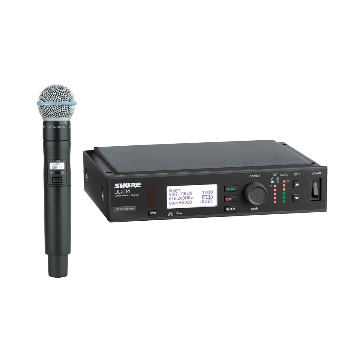 Shure ULXD24/B58 Handheld Wireless Microphone System