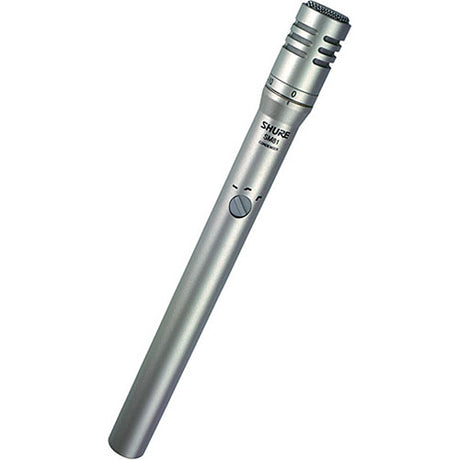 Shure SM81-LC Condenser Instrument Microphone without Cable with cardioid pickup pattern 20Hz to 20kHz response and XLR connector