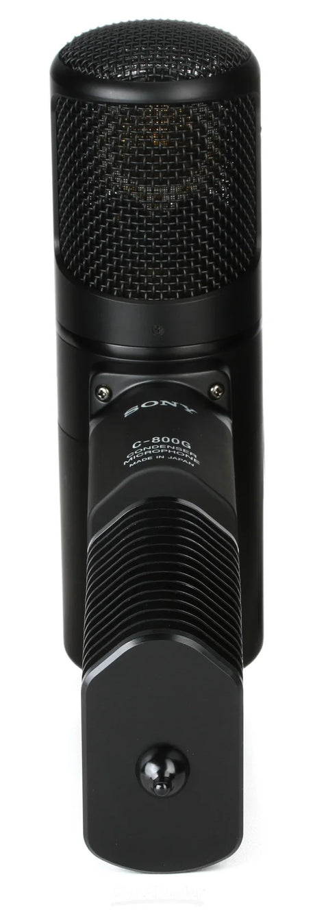 Sony C-800G studio tube condenser microphone with dual large diaphragm 6AU6 vacuum tube Peltier cooling and AC-MC800G power supply