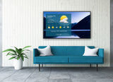 Sony Sony FW‑100BZ40J 100‑inch BRAVIA 4K Ultra HD HDR Professional Display large-format commercial display with slim aluminum bezel, delivering bright 4K HDR visuals for digital signage, corporate presentation, and professional video applications