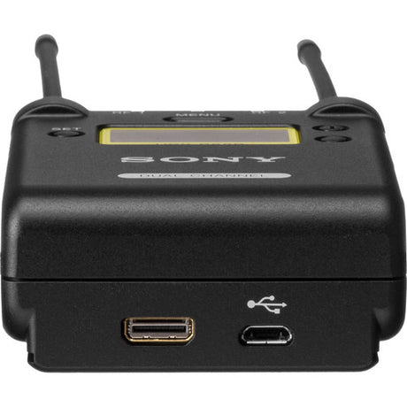 Sony URX-P03D/14 UWP-D 2-channel portable wireless receiver UC14 470 to 542 MHz with USB power headphone output and 3-channel mixer