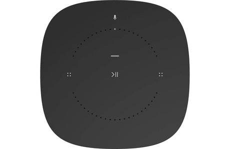 Sonos One Gen 2 black compact smart speaker with built-in Alexa Google Assistant AirPlay 2 Wi-Fi and Ethernet
