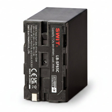 SWIT LB-SF65C 65Wh Sony L-Series NP-F Battery with D-Tap & USB-C
