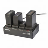 SWIT LC-D421E 4-Channel Canon LP-E6 Simultaneous Battery Charger