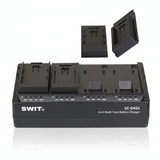 SWIT LC-D421E 4-Channel Canon LP-E6 Simultaneous Battery Charger