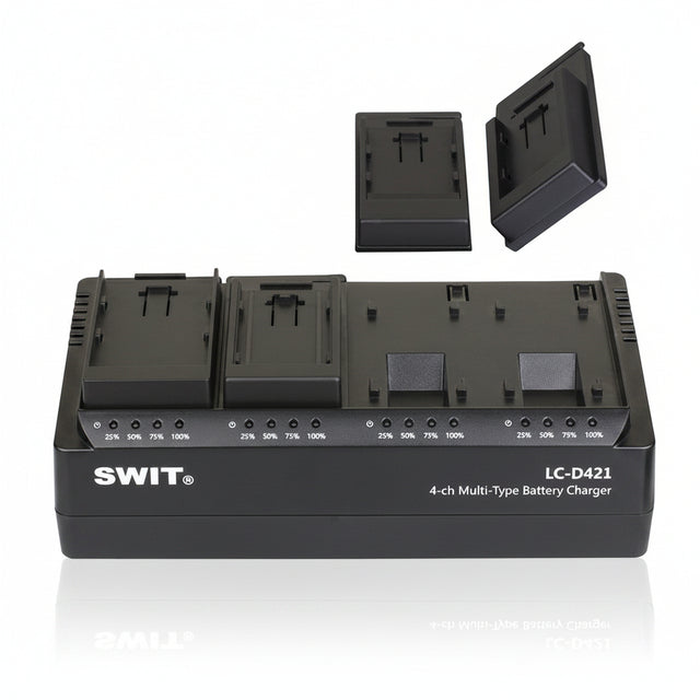 SWIT LC-D421E 4-Channel Canon LP-E6 Simultaneous Battery Charger