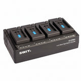 SWIT LC-D421V 4-Channel JVC BN-VF823 Battery Charger