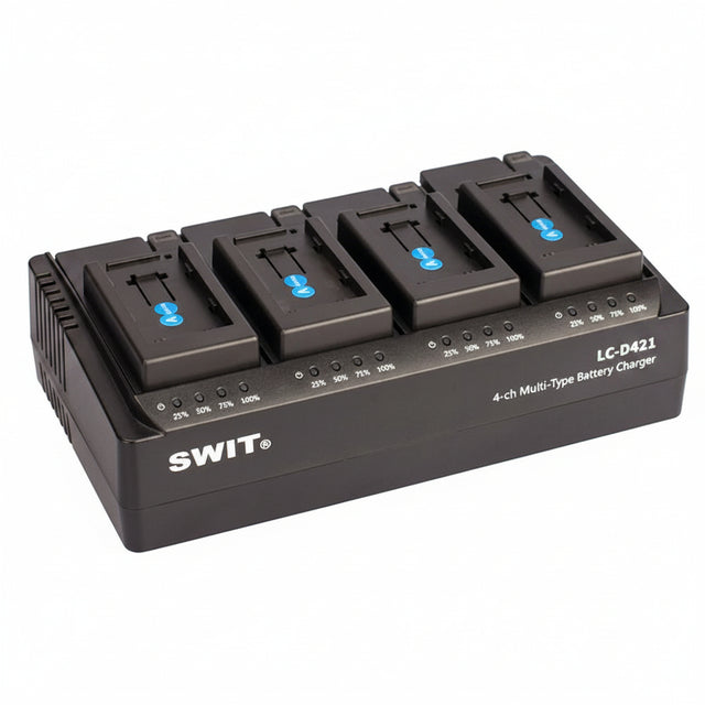SWIT LC-D421V 4-Channel JVC BN-VF823 Battery Charger