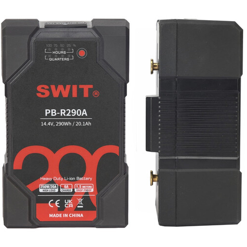 SWIT PB-R290A and PB-R160A Heavy-Duty Gold Mount Batteries