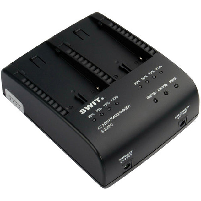 SWIT S-3602C Dual Canon BP Battery Charger and Power Adapter
