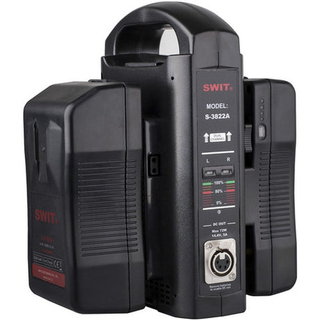 SWIT S-3822A 2-Channel 3A Gold Mount Battery Charger