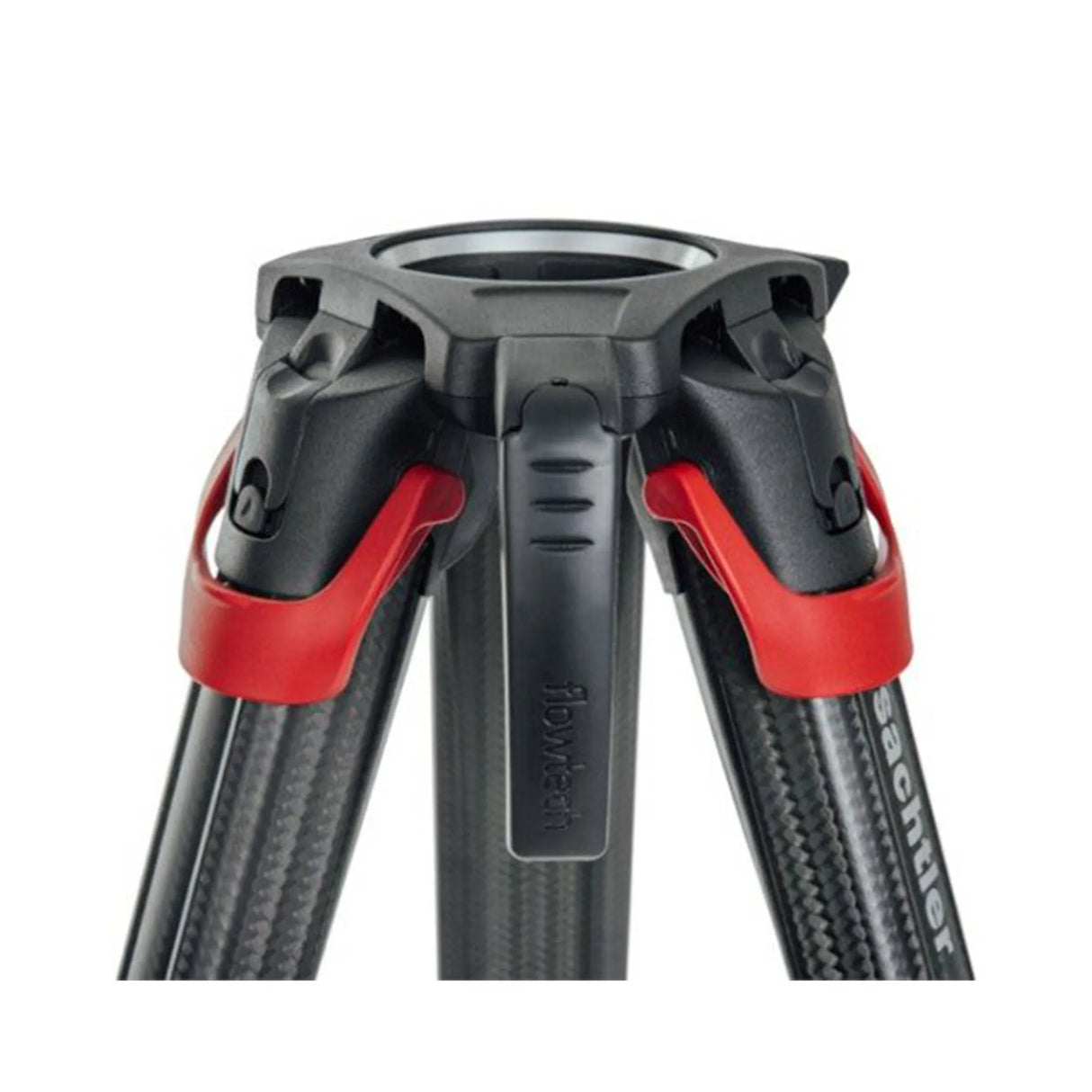 Sachtler 4587 flowtech 75 aktiv Carbon Fibre Tripod with Ground Spreader