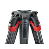 Sachtler 4587 flowtech 75 aktiv Carbon Fibre Tripod with Ground Spreader