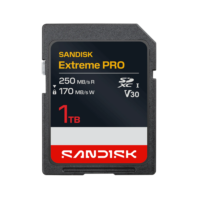 SanDisk SDSDXXJ Extreme PRO SD UHS-I V30 Memory Card