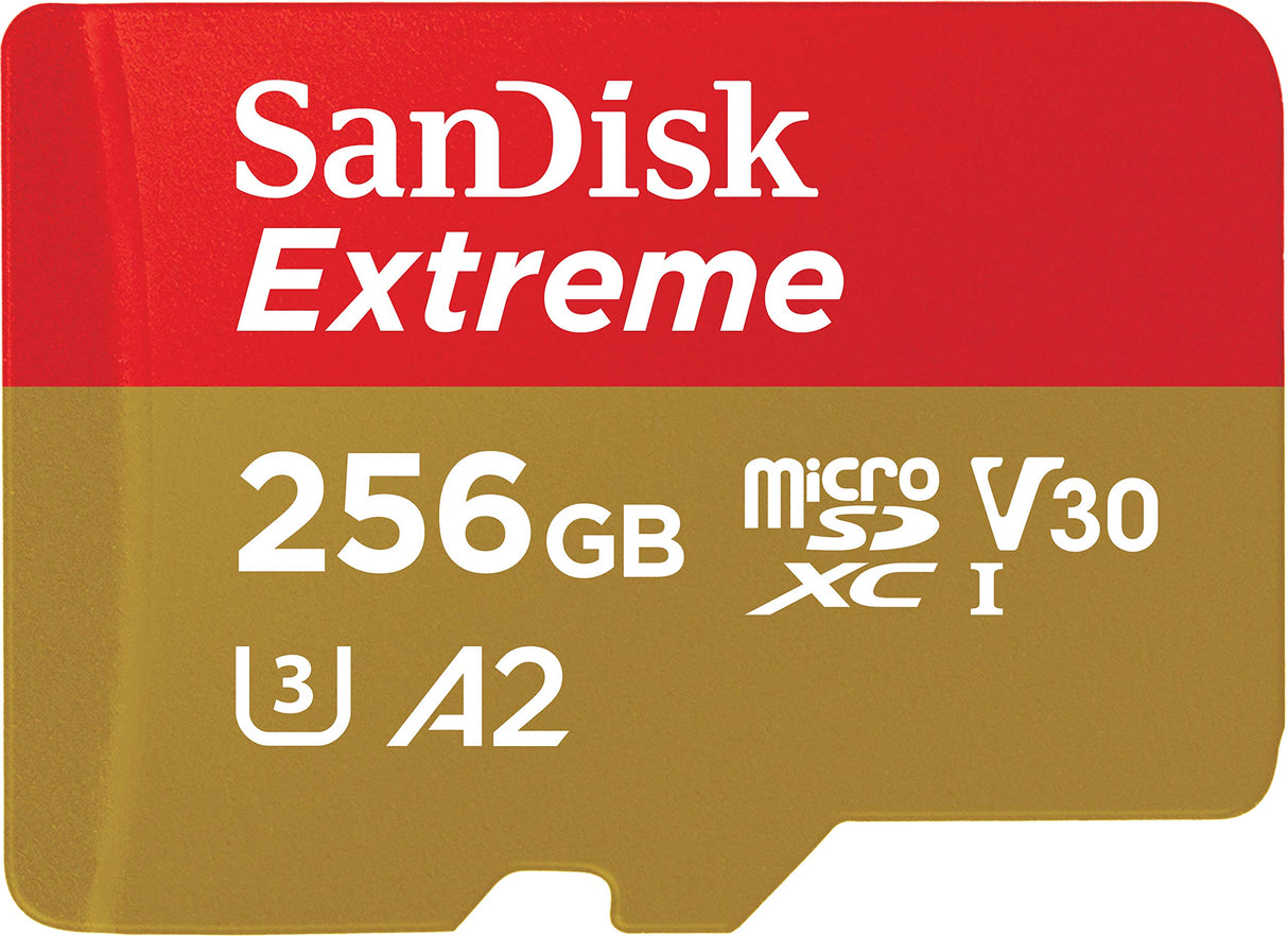 SanDisk SDSQXAV-256G-GN6MN 256GB Extreme microSDXC UHS-I Card, 190MB/s