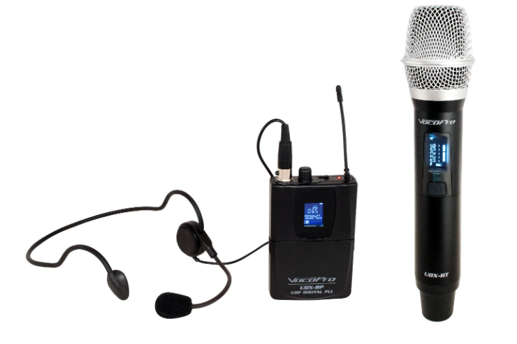 VocoPro UDX-DUAL-ULTRA 2-User Digital PLL Wireless Microphone System