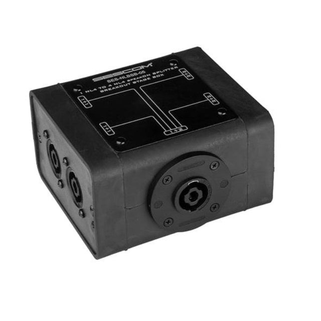 Sescom SES-NLBSB-05 1x4 speakON Parallel Splitter Stage Box