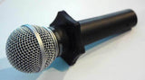 Microphone Slip Holder for All Popular Microphones by Shure, Sennheiser, etc.