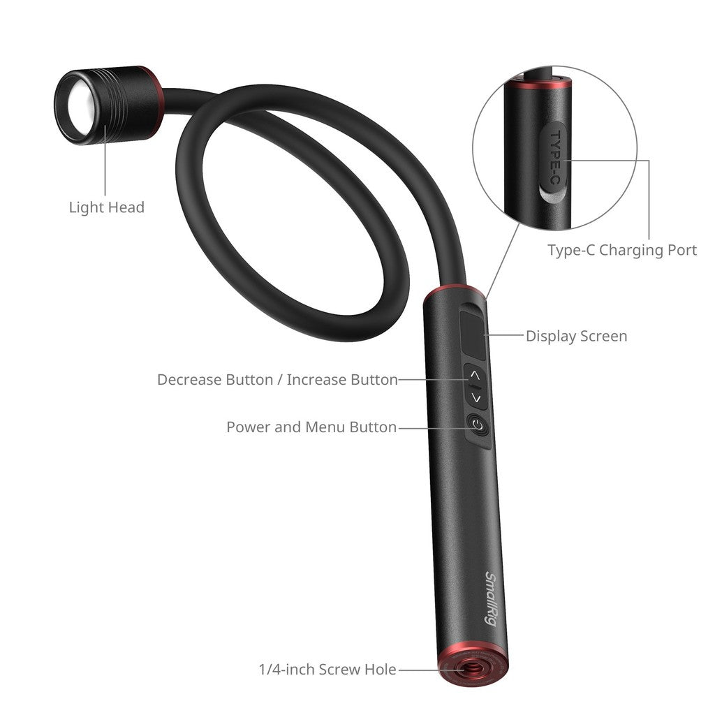 SmallRig RM 01B 1W Macro Photography LED Light