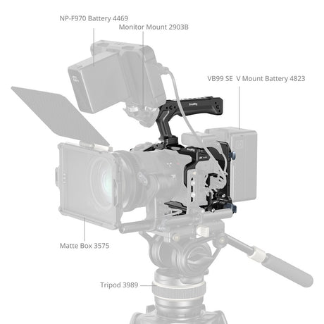 SmallRig 6381 HawkLock Cage Kit with V-Mount Plate for Canon EOS R6 V