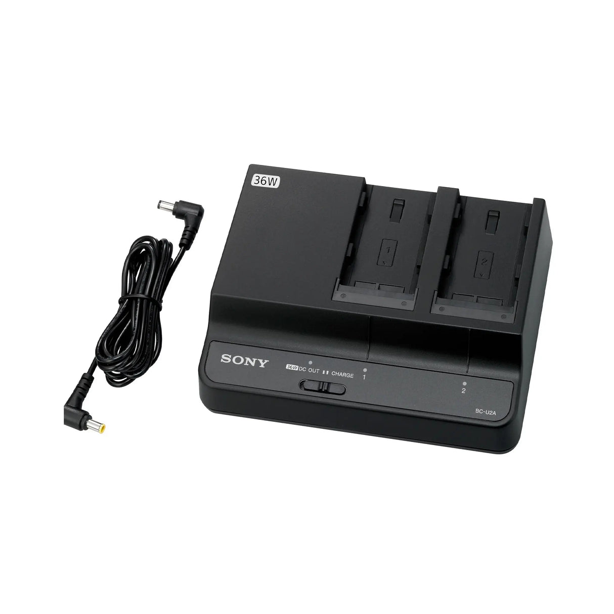 Sony BCU2A 2-Channel Simultaneous Battery Charger/AC Adaptor for Lithium-Ion Battery