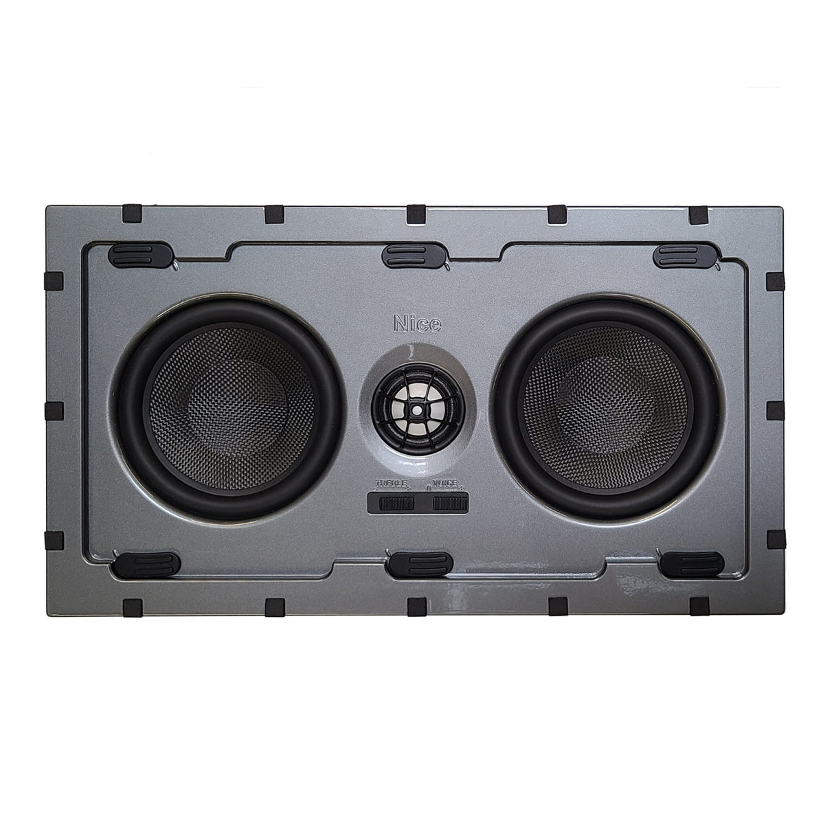 SpeakerCraft SC3-IW5-LCR Dual 5.25" In-Wall LCR Speaker, Kevlar Woofers