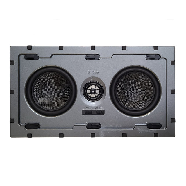 SpeakerCraft SC3-IW5-LCR Dual 5.25" In-Wall LCR Speaker, Kevlar Woofers