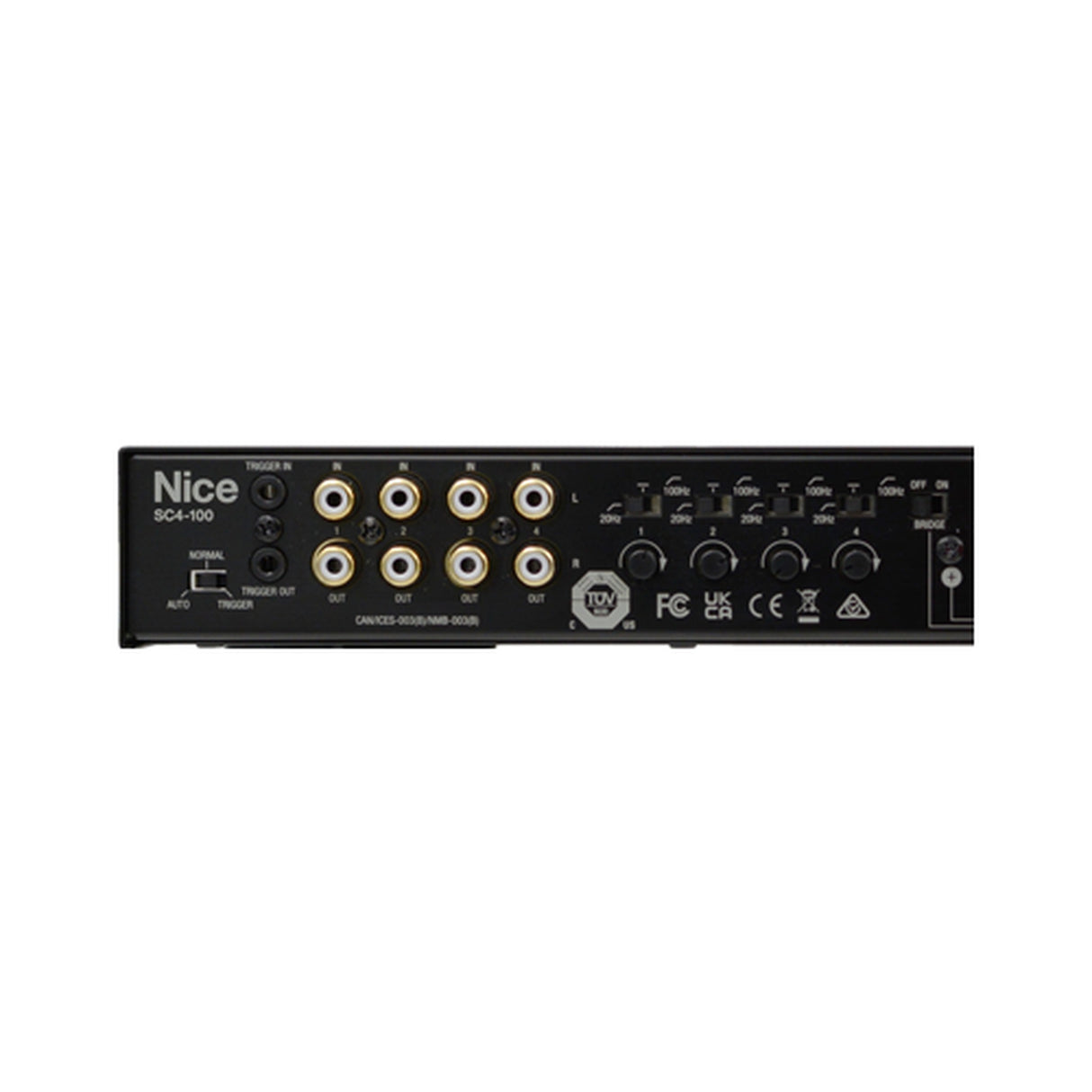 SpeakerCraft SC4-100 4-Channel 100W Analog Filtering Amplifier