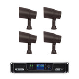 SpeakerCraft SC-OG-4-KIT 4x 4" Landscape Speaker Kit with Crown CDi Amp