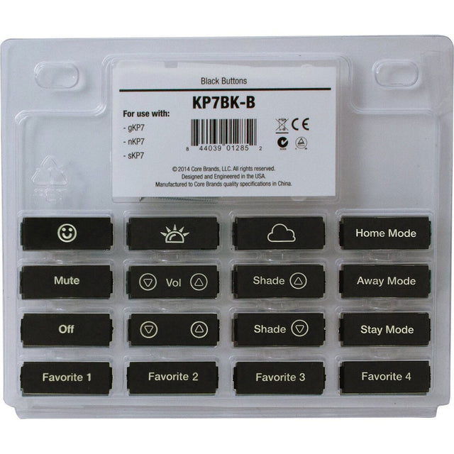 SpeakerCraft sKP7BK 16-Button Color Change Kit for sKP7 Keypad