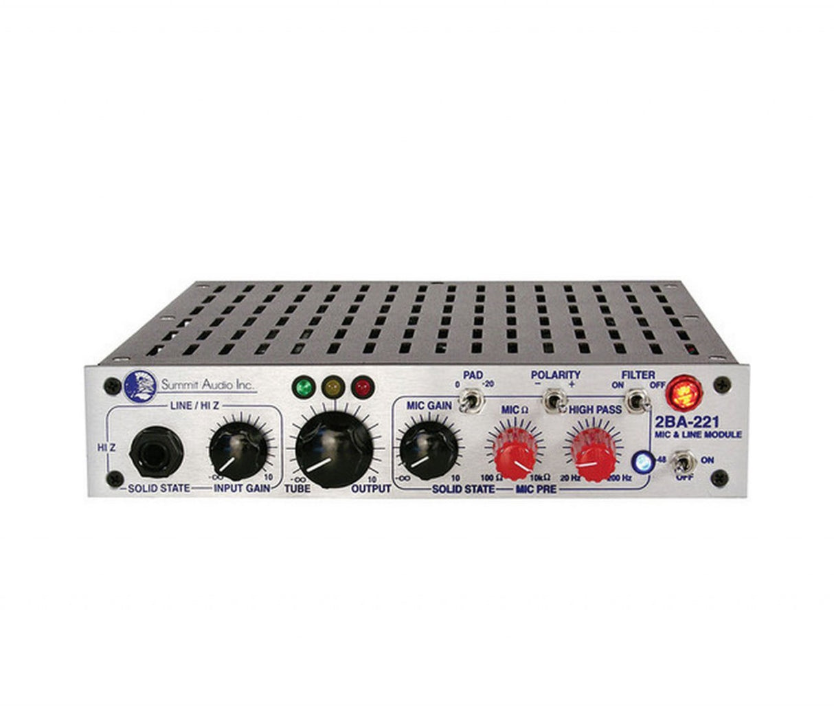 Summit Audio 2BA-221 Microphone and Line Preamplifier