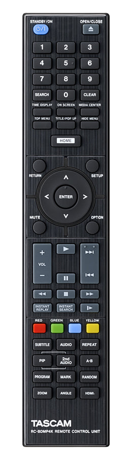 Tascam BD-MP4K Professional-Grade 4K UHD Blu-Ray Multi-Media Player  with HDMI XLR audio RS-232C Ethernet and 1U rackmount design