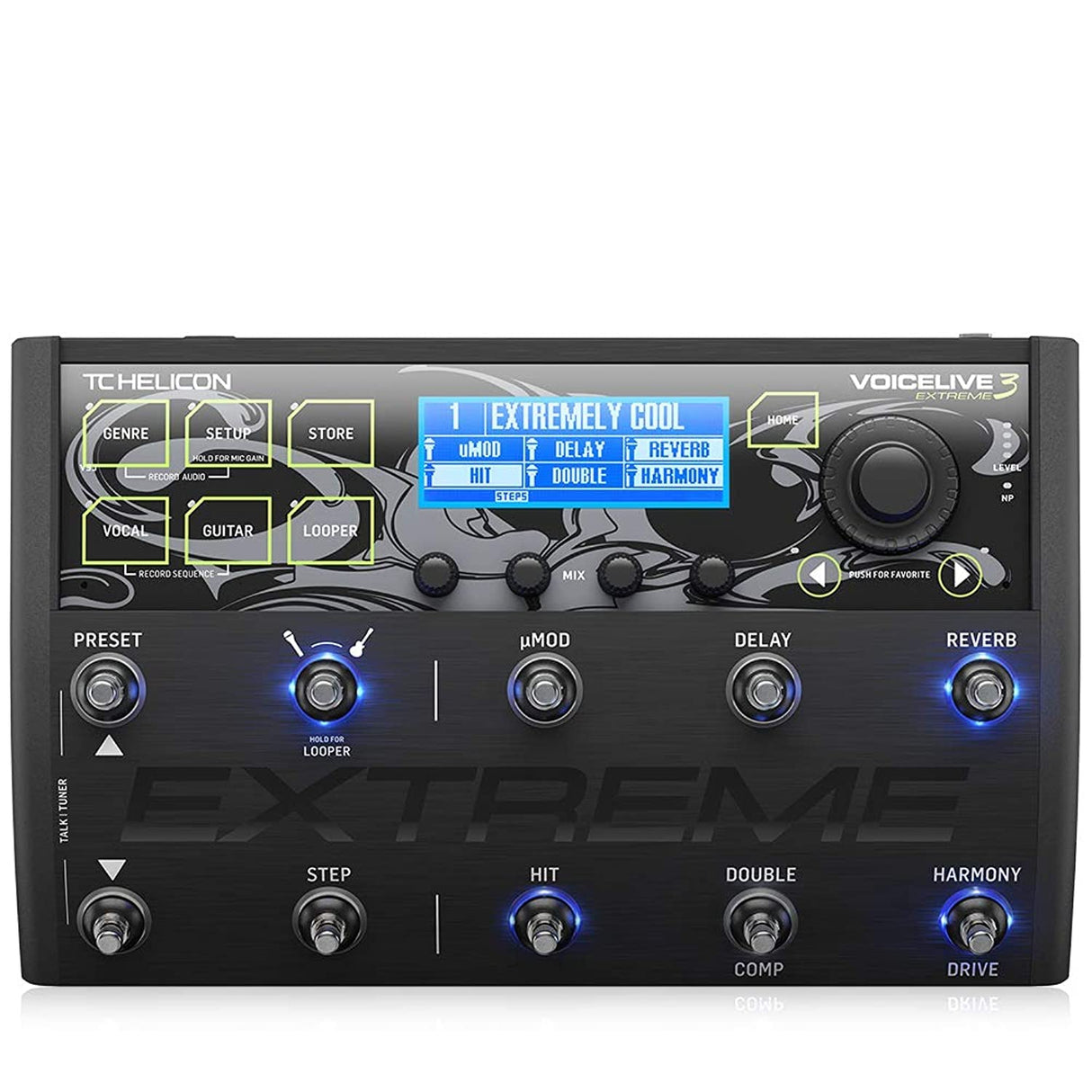 TC Helicon VoiceLive 3 Extreme Vocal & Guitar Effects Processor Pedal