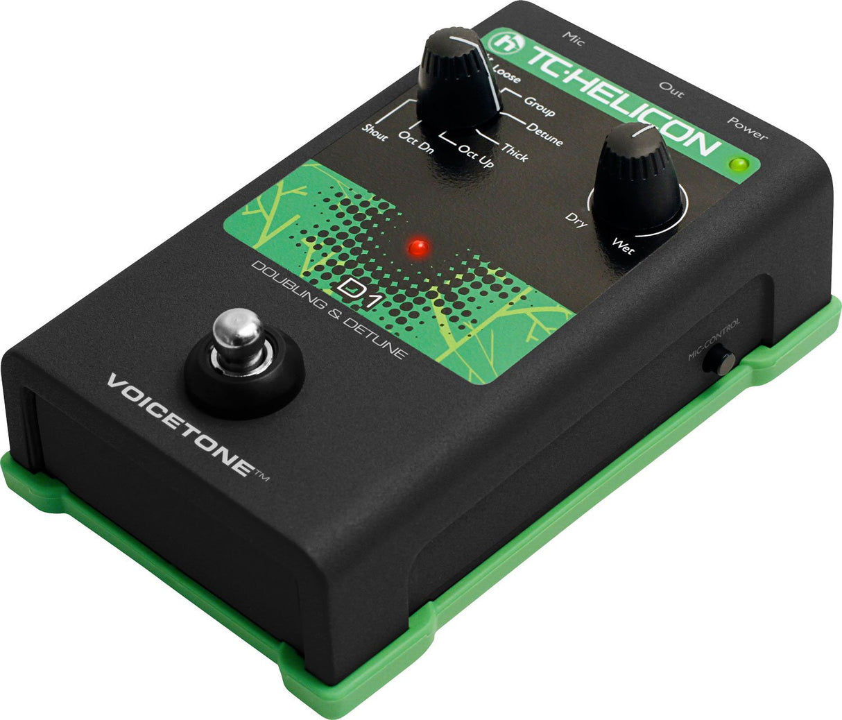 TC Helicon VoiceTone D1 Vocal Doubling & Detune Effects Pedal