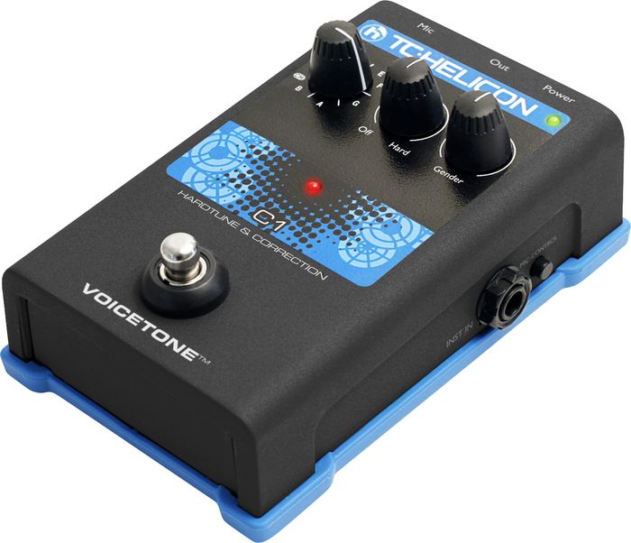 TC Helicon VoiceTone C1 HardTune & Pitch Correction Vocal Pedal