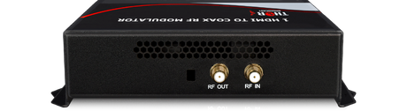 Thor Fiber H-HDMI-CC-RF Networked HDMI HD Video to Coax Digital RF Modulator with Closed Captioning QAM ATSC DVB-T ISDB-T output