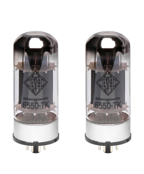 Telefunken 6550 Matched Pair Vacuum Tubes